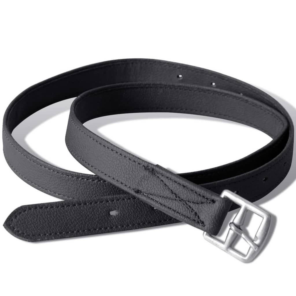 Set Sella Equitazione 16" in Pelle Naturale Nera 14 cm 5-in-1 90643