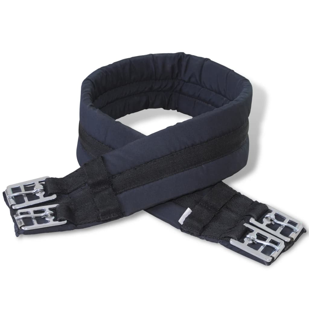 Set Sella Equitazione 16" in Pelle Naturale Nera 14 cm 5-in-1 90643