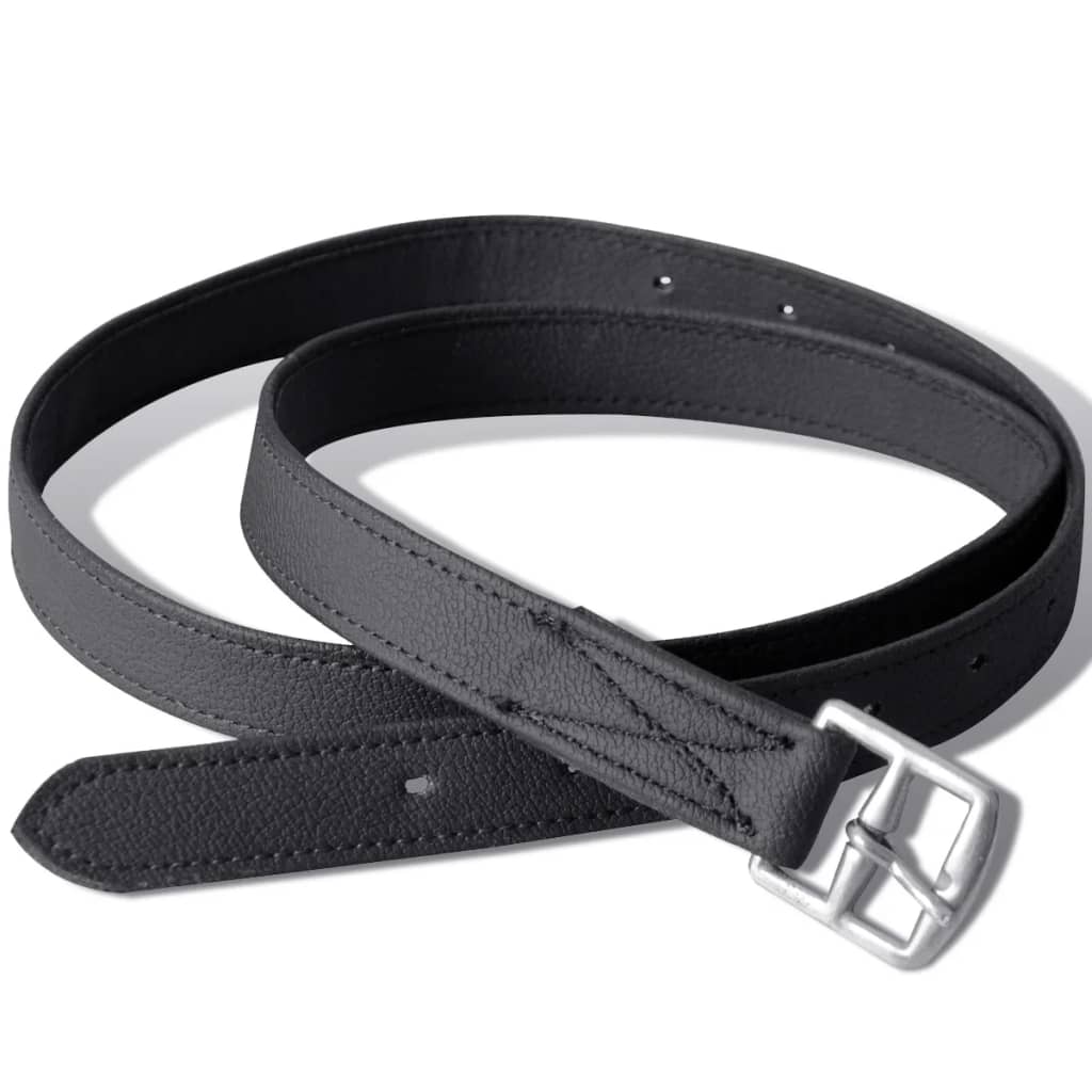 Set Sella Equitazione 17,5" in pelle naturale Nera 12 cm 5-in-1 90644