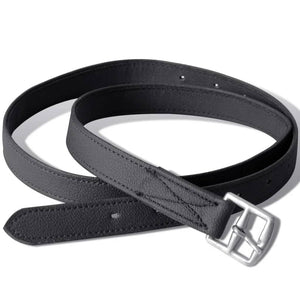 Set Sella Equitazione 17,5" in pelle naturale Nera 12 cm 5-in-1 90644