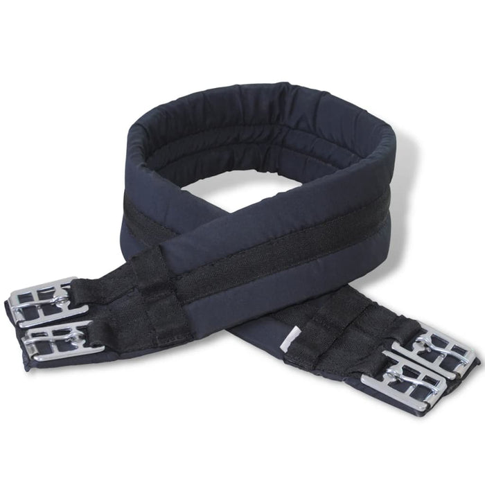 Set Sella Equitazione 17,5" in pelle naturale Nera 12 cm 5-in-1 90644