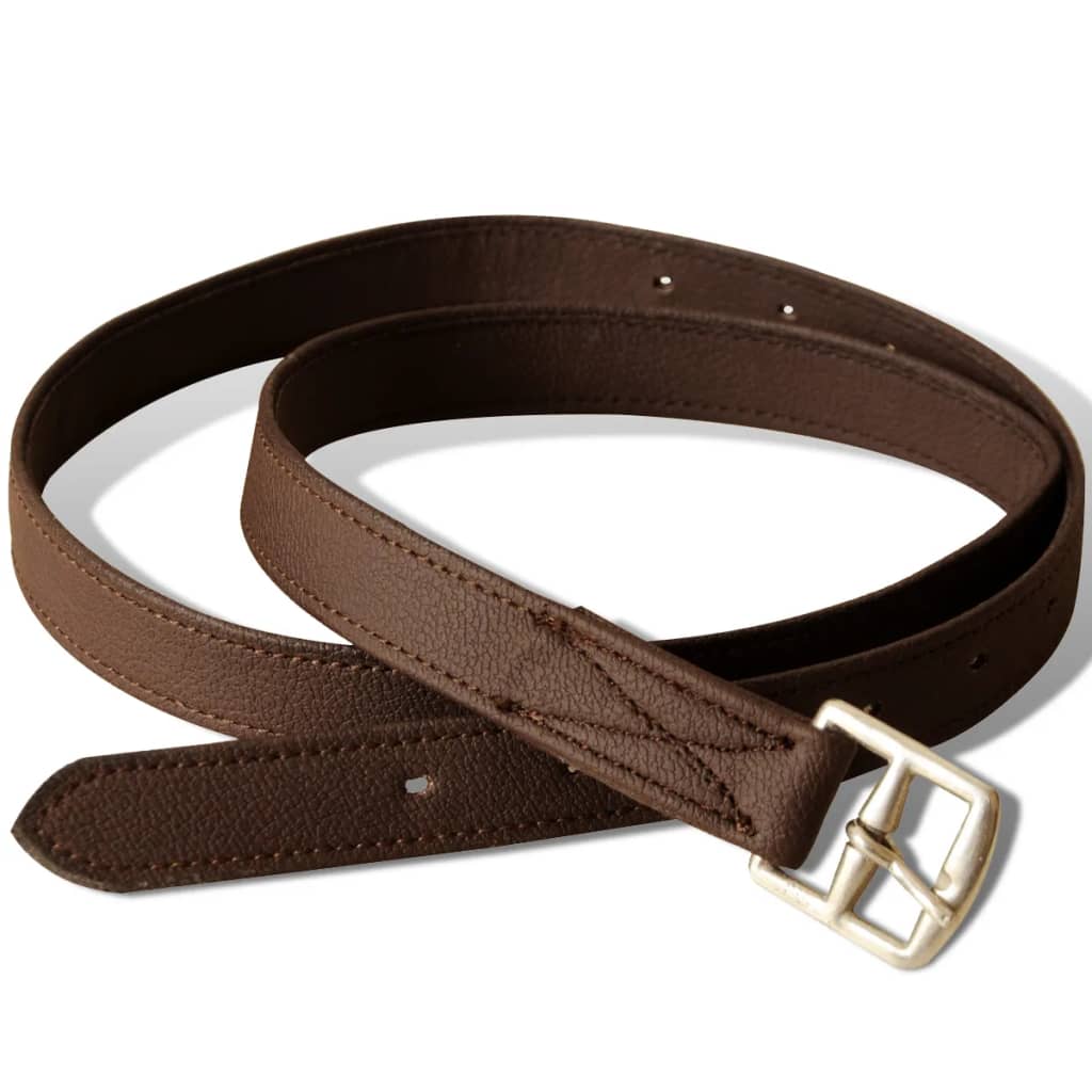 Set Sella Equitazione 17,5" in pelle naturale Marrone 12 cm 5-in-1 90647