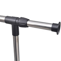 Appendiabiti Regolabili 2 pz con 1 Asta per Abiti 270181