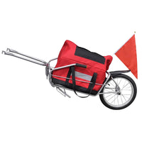 Rimorchio bicicletta con una ruota e borsa cod mxl 66721
