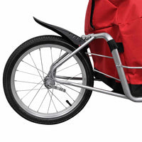Rimorchio bicicletta con una ruota e borsa cod mxl 66721