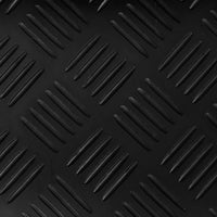 Tappetino Antiscivolo in Gomma 2 x 1 m a Lamiere a Scacchiera 141168