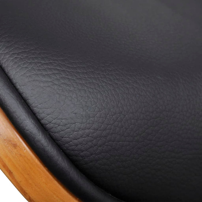 Sedie da Pranzo 2 pz in Legno Curvato e Similpelle 241054