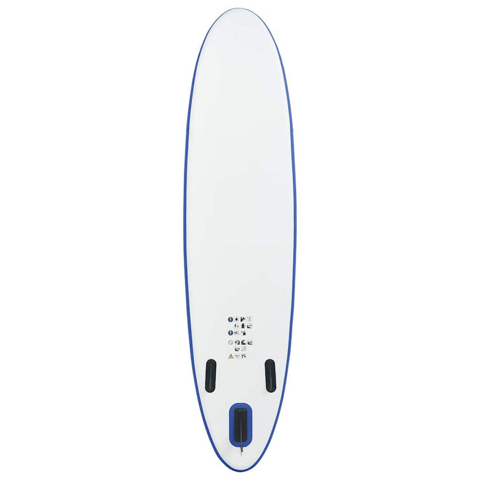 Set Tavola da SUP e Surf Gonfiabile Blu e Bianco 90633