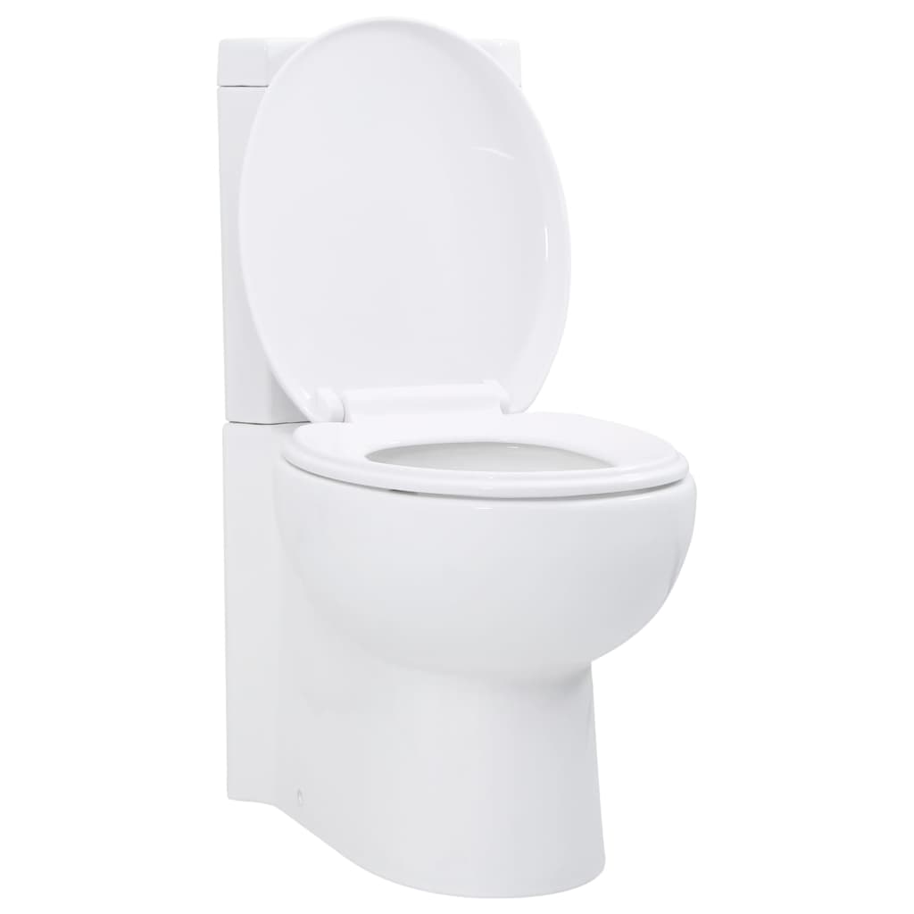 Vaso WC in Ceramica da Bagno ad Angolo Biancocod mxl 82866