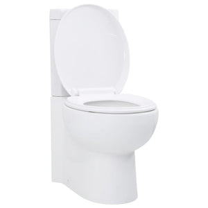 Vaso WC in Ceramica da Bagno ad Angolo Biancocod mxl 82866