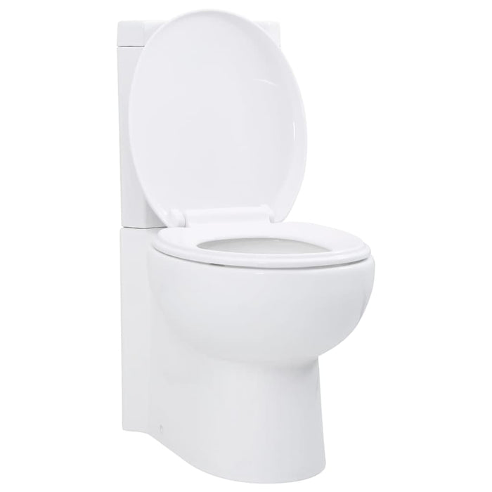 Vaso WC in Ceramica da Bagno ad Angolo Biancocod mxl 82866