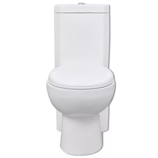WC ad angolo in ceramica vaso wc bianco copriwater 02_0003559