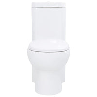 Vaso WC in Ceramica da Bagno ad Angolo Bianco 141133