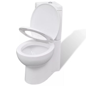 WC ad angolo in ceramica vaso wc bianco copriwater 02_0003559