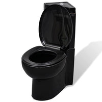 WC ad angolo in ceramica vaso wc nero sedile wc 02_0003589
