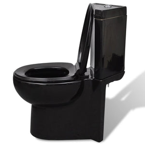 WC ad angolo in ceramica vaso wc nero sedile wc 02_0003589