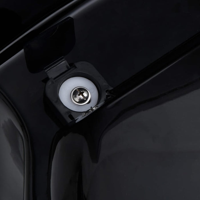 Vaso WC in Ceramica da Bagno ad Angolo Nero