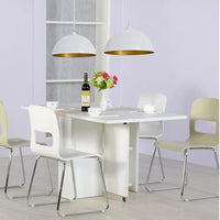 Lampada a Sospensione 2pz Altezza Regolabile Semisferica Bianca