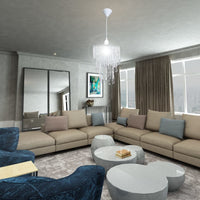 Lampadario Sospeso 22,5 x 30,5 cm 241116