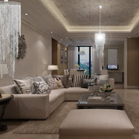 Lampadario Sospeso in Cristallo 26 x 70 cm  cod mxl 42017