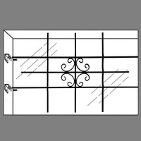 Grate di Sicurezza per Finestre 69 x 114 cm
