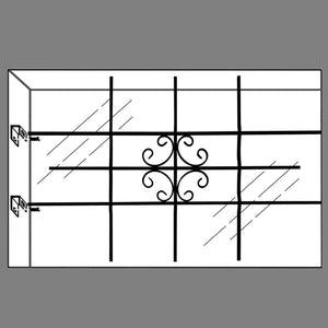 Grate di Sicurezza per Finestre 69 x 114 cm