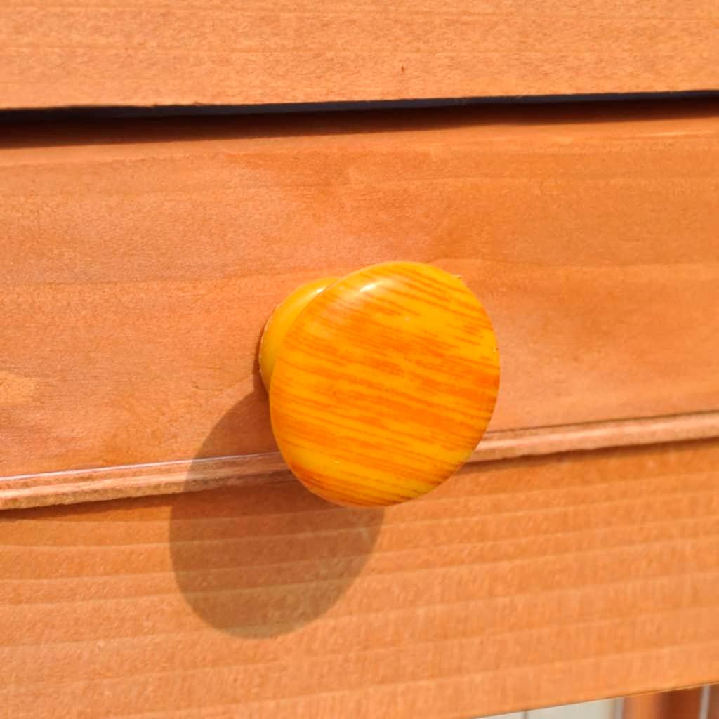 Gabbia da esterno grande 142 x 50 x 101 cm in legno marrone 02_0000602