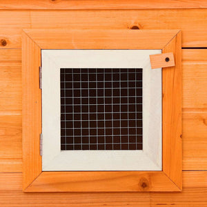 Conigliera all'Aperto Grande Gabbia Animali Piccoli 2 Casette 170174