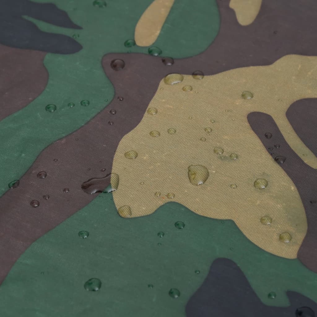 Completo Impermeabile Mimetico con Cappuccio L 2 pz per Uomini