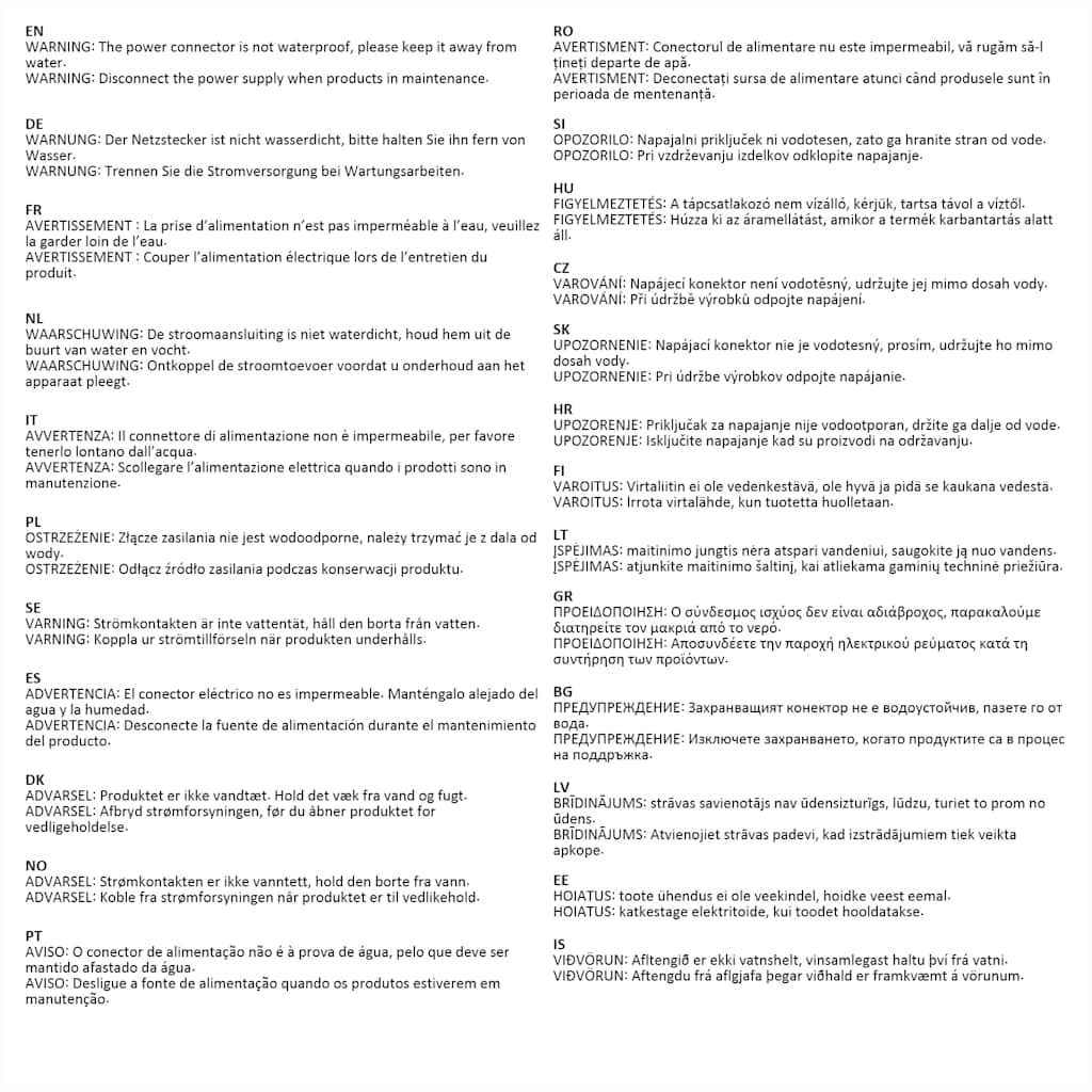 Lampada da Acquario a LED 48 cm Bianca 41214