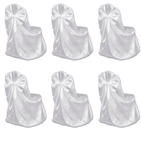 Coprisedia Bianca per Feste di nozze 6 pezzi cod mxl 41012