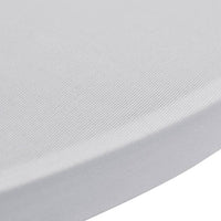 Copritavolo ?70 cm Bianco Tessuto elasticizzato 2 pezzi cod mxl 63557