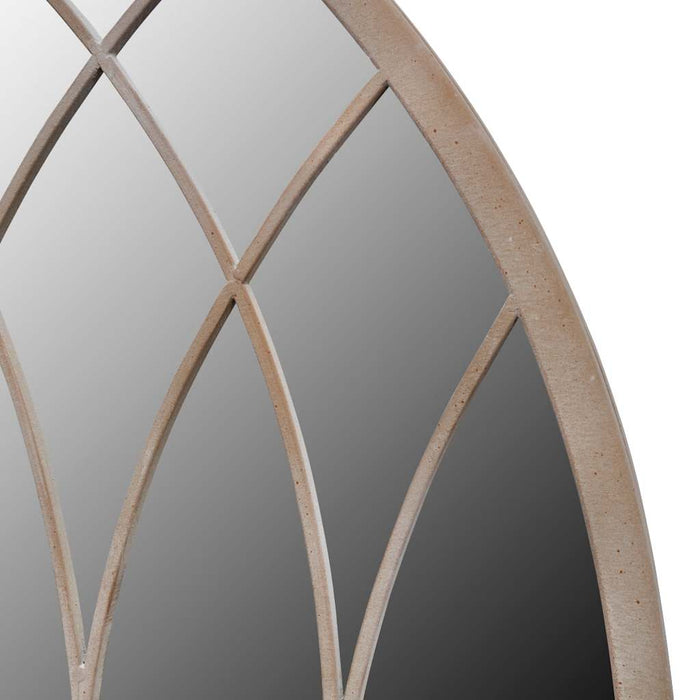 Specchio da Giardino Gotico con Arcata-Specchio decorativo 50x115cm Interni Esterni