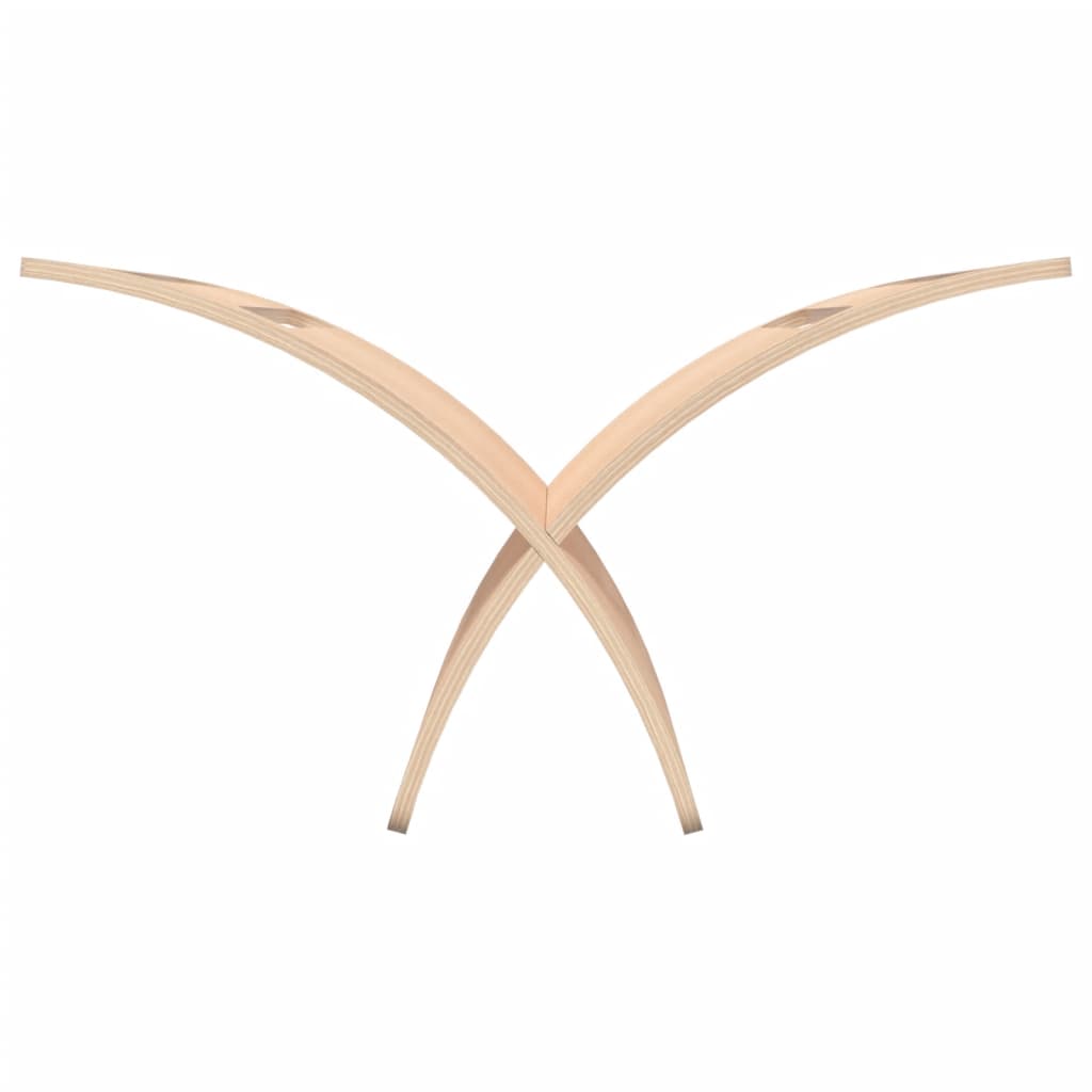 Portariviste da Pavimento in Legno Colore Naturale 241217