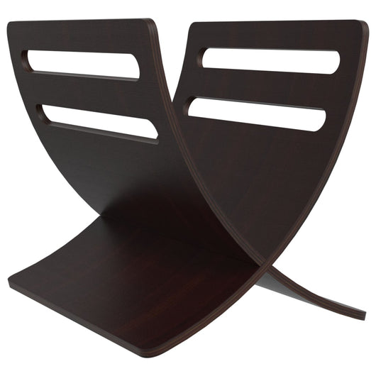 Portariviste da Pavimento in Legno Marrone 241218