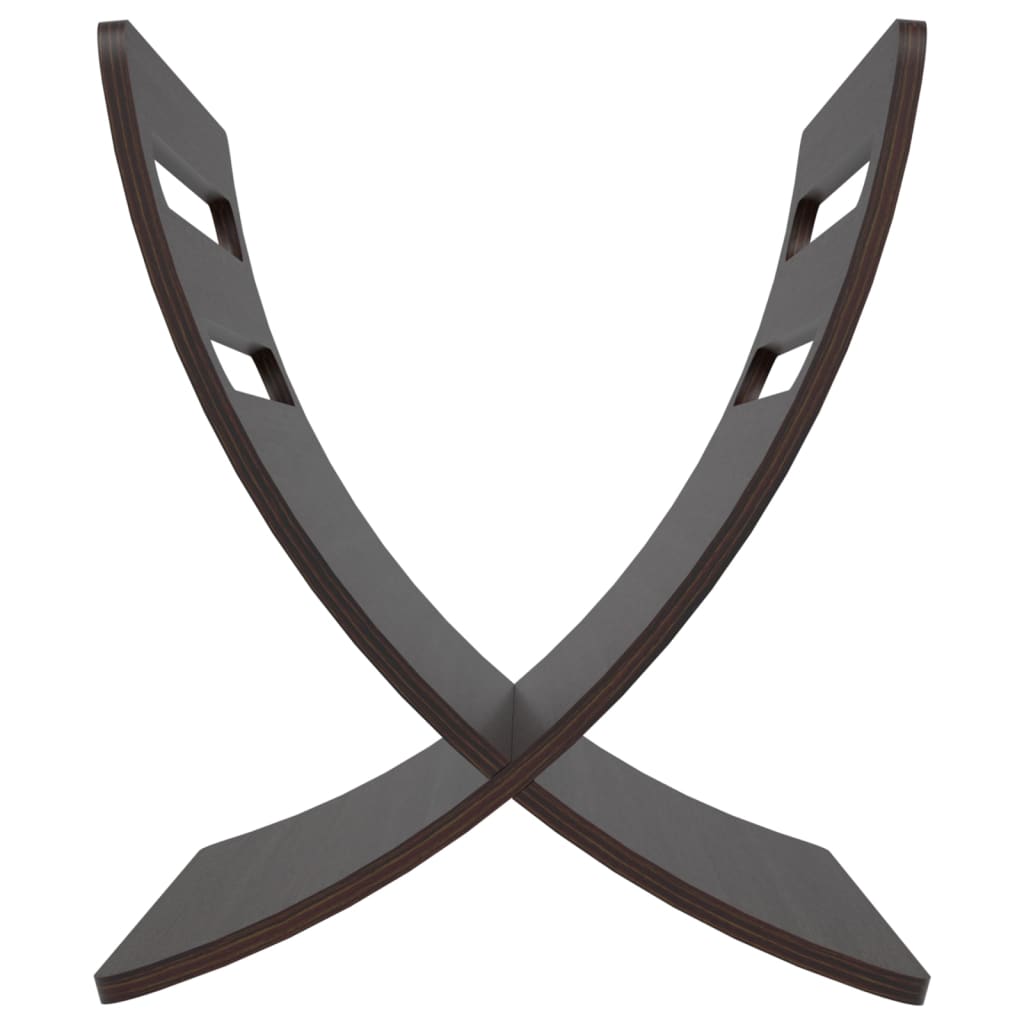 Portariviste da Pavimento in Legno Marrone 241218