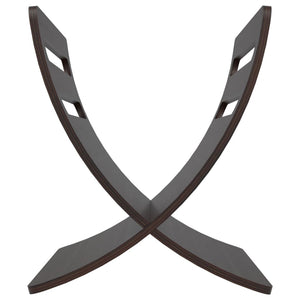 Portariviste da Pavimento in Legno Marrone 241218