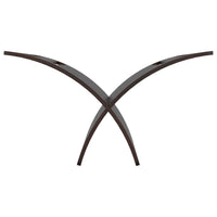 Portariviste da Pavimento in Legno Marrone 241218