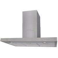 Cappa da cucina piatta ultra silenziosa 900 mm in acciaio inox 02_0005873