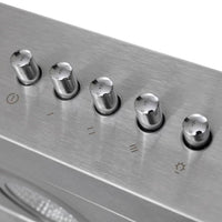 Cappa da cucina piatta ultra silenziosa 900 mm in acciaio inox 02_0005873