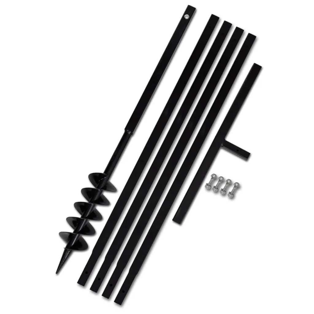 Trapano da Terra con Manico 100 mm Tubo di Prolunga Acciaio 5 m cod mxl 77915