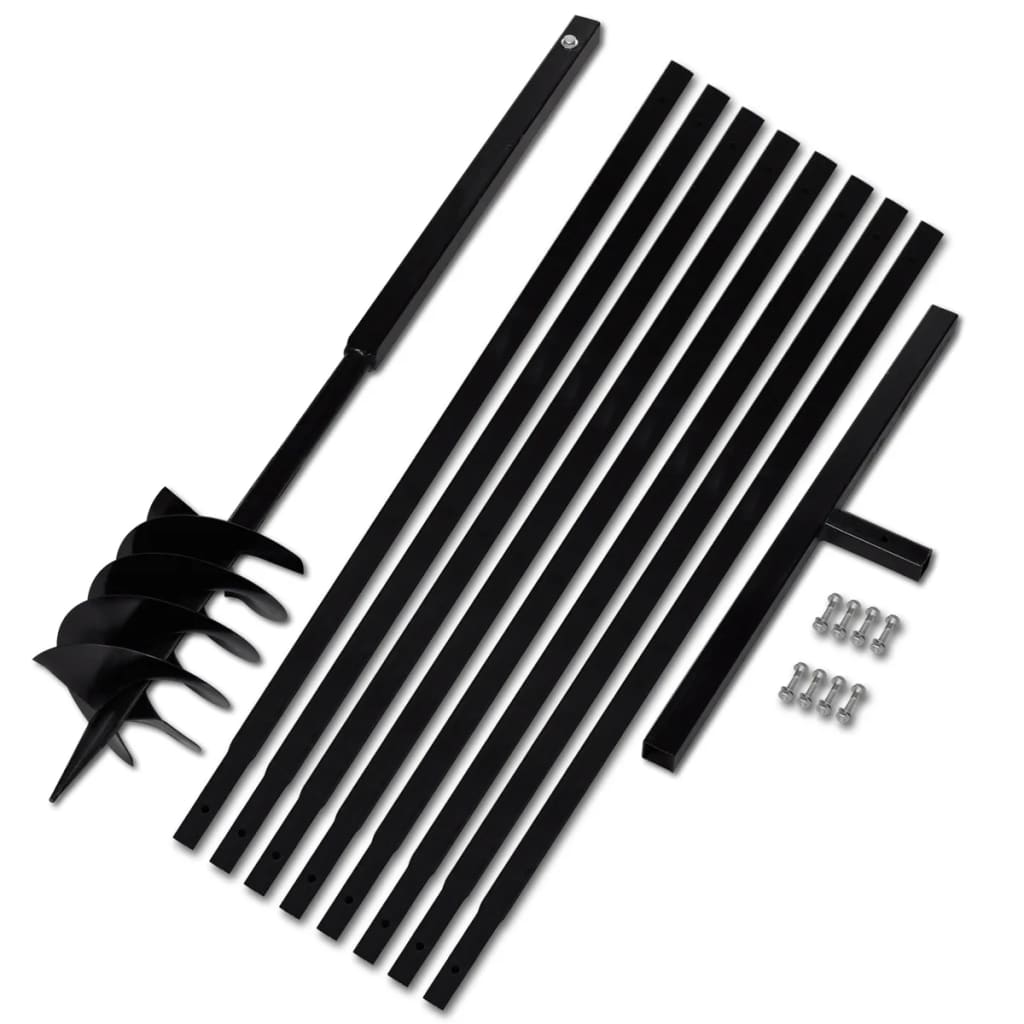 Trapano da terra con manico 180 mm con Tubo di prolunga Acciaio 9 mcod mxl 119213