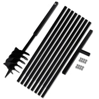 Trapano da terra con manico 180 mm con Tubo di prolunga Acciaio 9 mcod mxl 119213