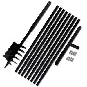 Trapano da terra con manico 180 mm con Tubo di prolunga Acciaio 9 mcod mxl 119213