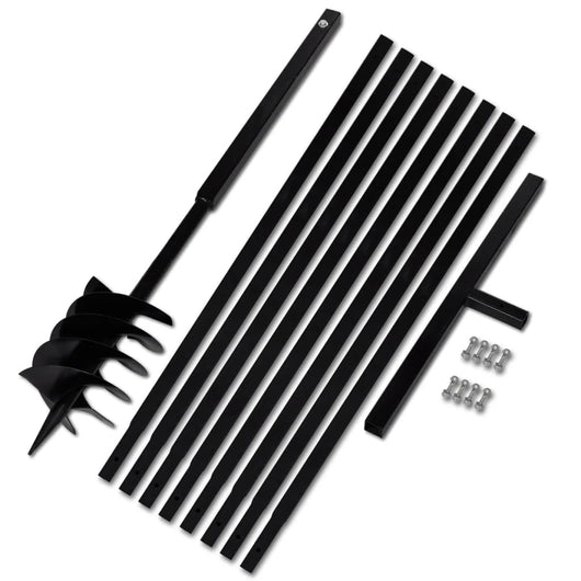 Trapano da terra con manico 180 mm con Tubo di prolunga Acciaio 9 mcod mxl 119213