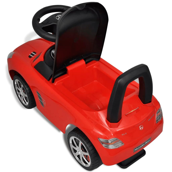 Auto rossa per bambini mercedes benz 02_0005257
