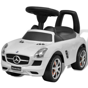 Auto bianca per bambini mercedes benz 02_0005220
