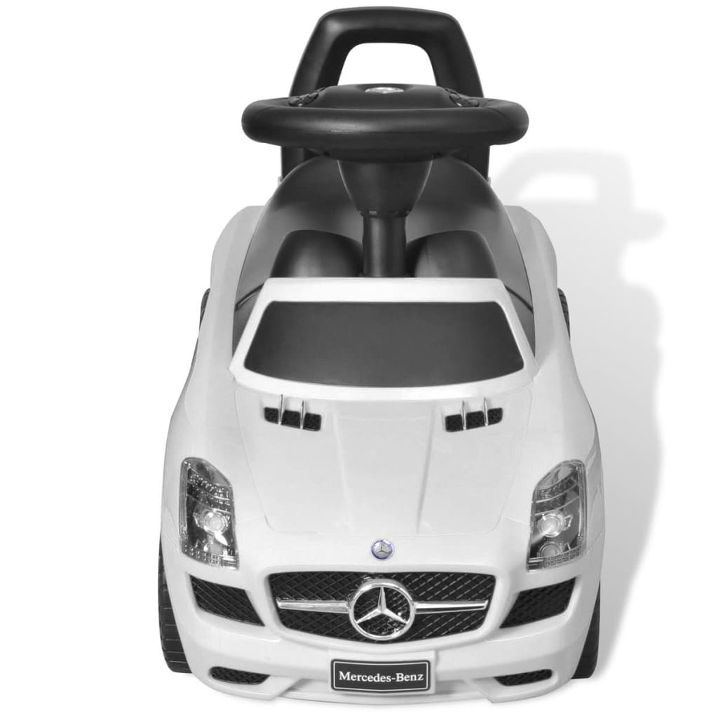Auto bianca per bambini mercedes benz 02_0005220