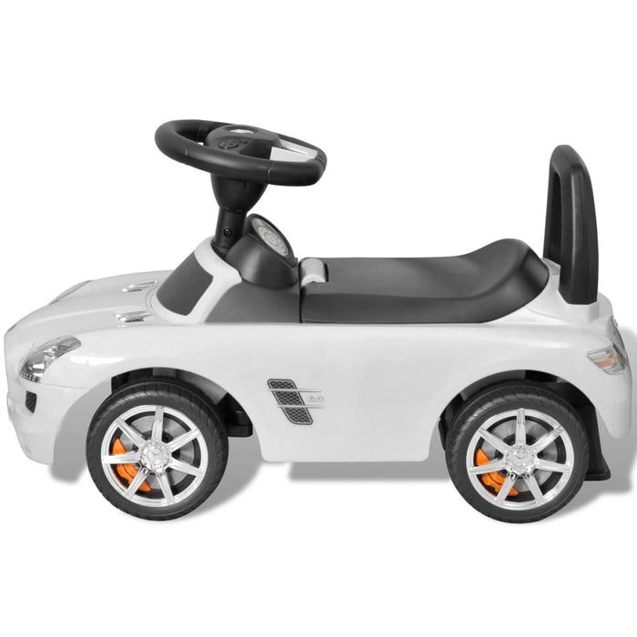 Auto bianca per bambini mercedes benz 02_0005220