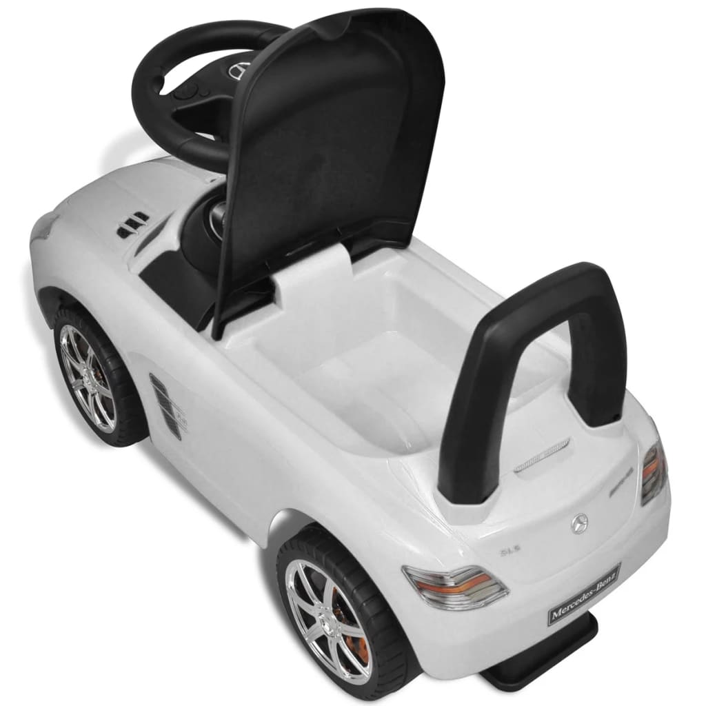 Auto bianca per bambini mercedes benz 02_0005220